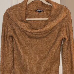 Urban Outfitters Tan Cowl Neck Sweater Sz S NWT
